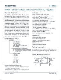 Click here to download RT9193-4GGB Datasheet