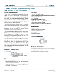 Click here to download RT8010BGQW Datasheet