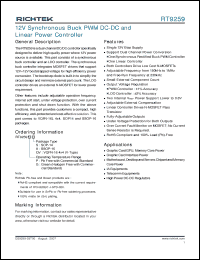 Click here to download RT9259GA Datasheet