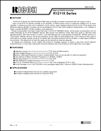 Click here to download R1211D002D-TR Datasheet