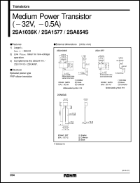 Click here to download 2SA854S Datasheet