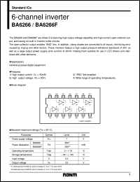 Click here to download BA6266F Datasheet