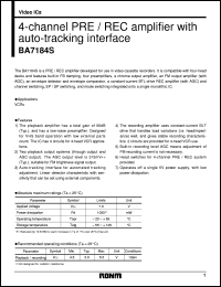 Click here to download BA7184S Datasheet