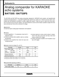 Click here to download BA7725S Datasheet