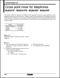 Click here to download BU8242F Datasheet