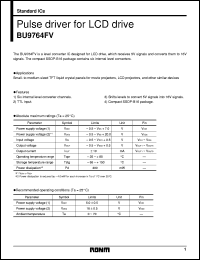 Click here to download BU9764FV Datasheet