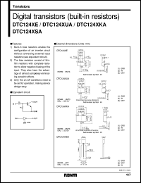 Click here to download DTC124XKA Datasheet