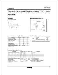 Click here to download 2SD2674 Datasheet