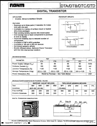 Click here to download DTA115UE Datasheet
