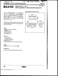 Click here to download BA4113 Datasheet