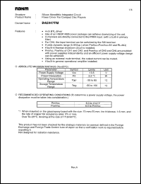 Click here to download BA5947FM Datasheet