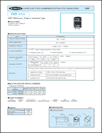 Click here to download 250VXR1000M30X50 Datasheet