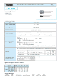Click here to download 16TWL100M63X11 Datasheet