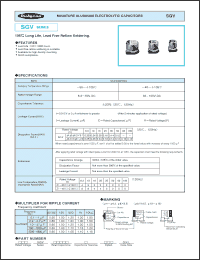 Click here to download 25SGV220M10X105 Datasheet