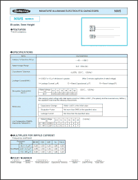 Click here to download 63NW510M4X5 Datasheet