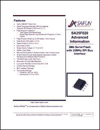 Click here to download SA25F020LENX Datasheet