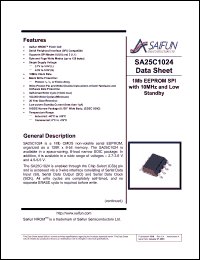 Click here to download SA25C1024LEN Datasheet