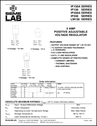 Click here to download LM138AK Datasheet