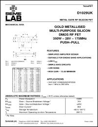 Click here to download D1029UK Datasheet