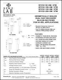 Click here to download BYV32-100-XM Datasheet