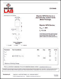 Click here to download CV10440 Datasheet