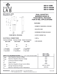 Click here to download SB16-100MA Datasheet