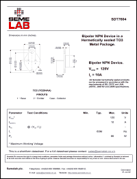 Click here to download SDT7604 Datasheet