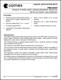 Click here to download PM9106APA Datasheet