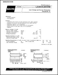 Click here to download LA8630M Datasheet