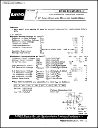 Click here to download 2SB1119 Datasheet