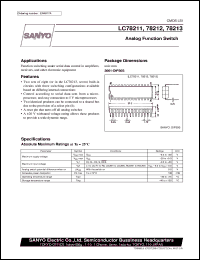 Click here to download LC78213 Datasheet