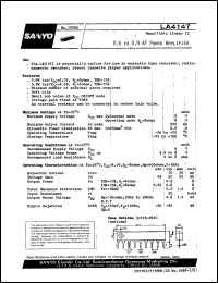 Click here to download LA4147 Datasheet