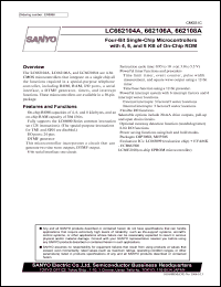 Click here to download LC662108A Datasheet