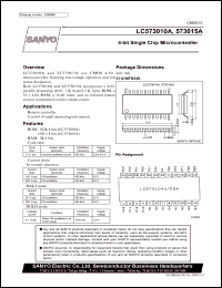 Click here to download LC573015A Datasheet