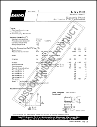 Click here to download LA7018 Datasheet