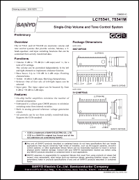 Click here to download LC75341 Datasheet