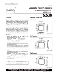 Click here to download LC75834 Datasheet