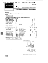 Click here to download 2SD1805F Datasheet