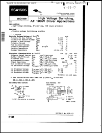 Click here to download 2SA1606E Datasheet