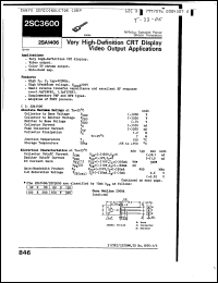 Click here to download 2SC3600D Datasheet