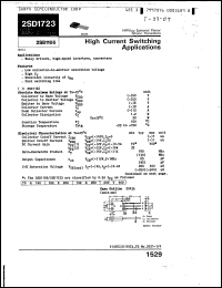 Click here to download 2SD1723S Datasheet