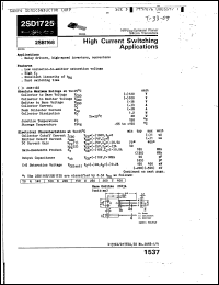 Click here to download 2SD1725T Datasheet