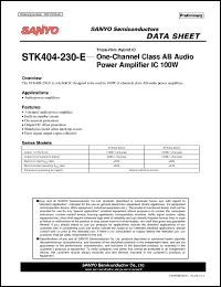 Click here to download STK404-230-E Datasheet