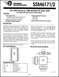 Click here to download SSM6172-20EC Datasheet