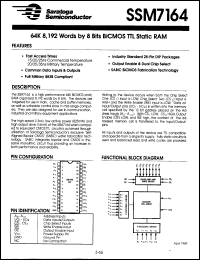 Click here to download SSM7164-20SC Datasheet