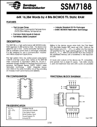 Click here to download SSM7188-25PC Datasheet