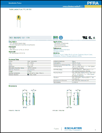 Click here to download PFRA.110 Datasheet