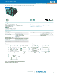 Click here to download 5216-H-ABC0-D-E Datasheet