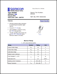 Click here to download 2N3506 Datasheet