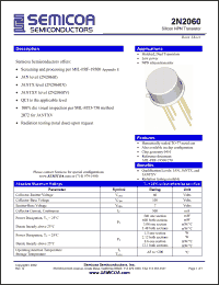 Click here to download 2N2060JV Datasheet